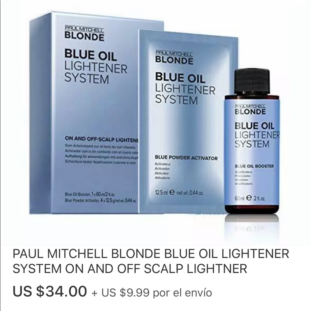 Paul Mitchell blonde blue oil lightener system